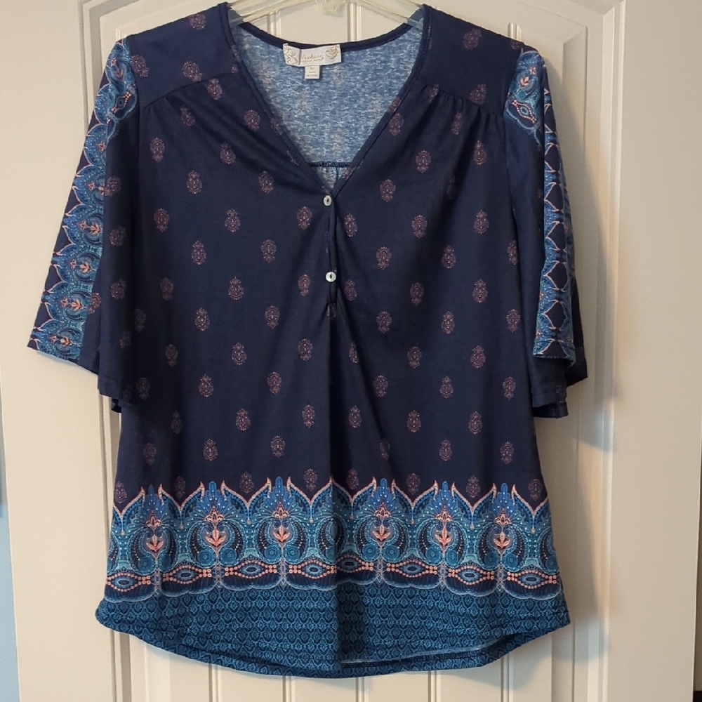Suzanne Betro Paisley Blouse